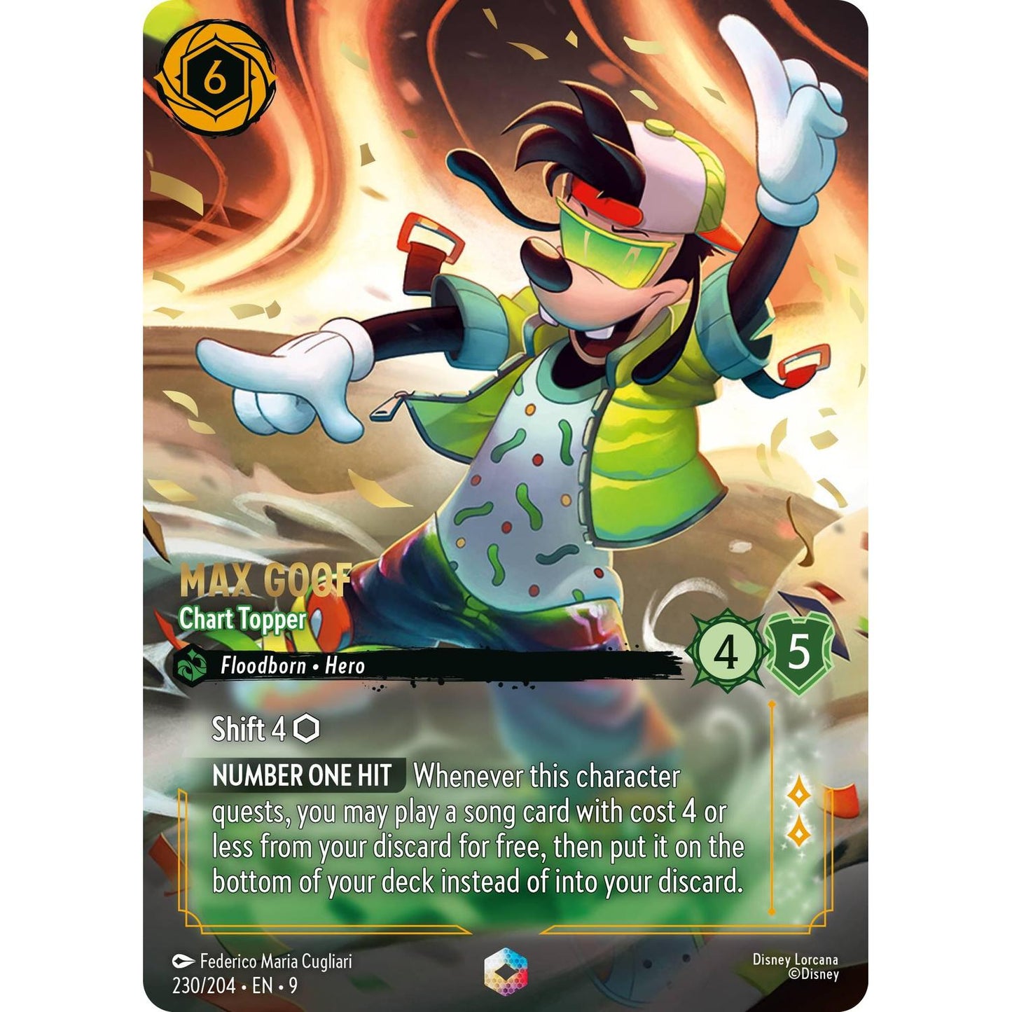 Max Goof - Chart Topper (Enchanted) (230/204) [Fabled] Holofoil
