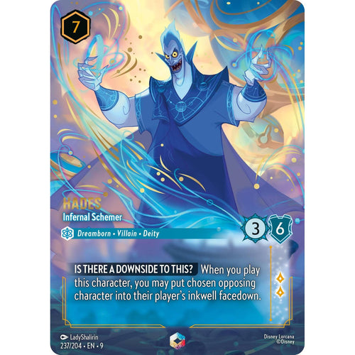 Hades - Infernal Schemer (Enchanted) (237/204) [Fabled] Holofoil