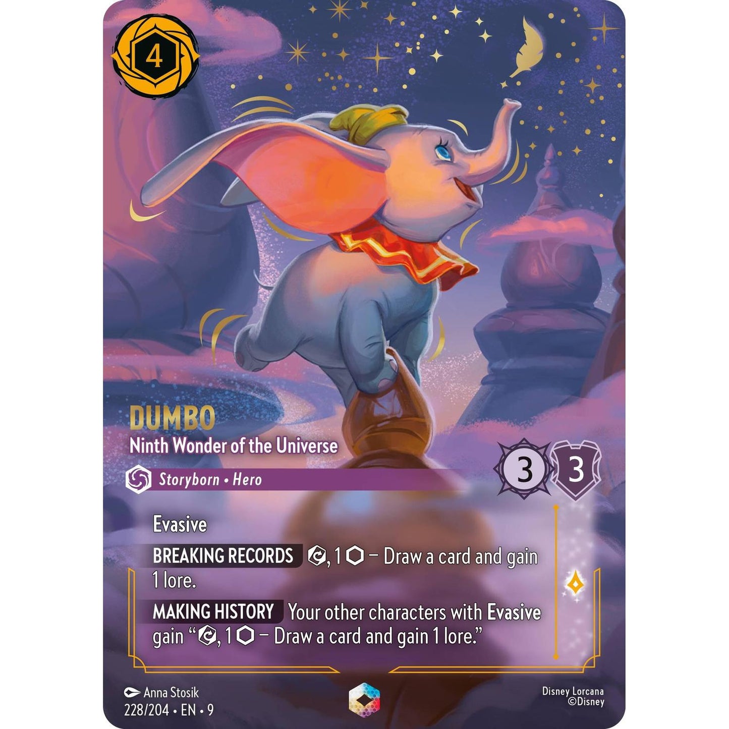 Dumbo - Ninth Wonder of the Universe (Enchanted) (228/204) [Fabled] Holofoil