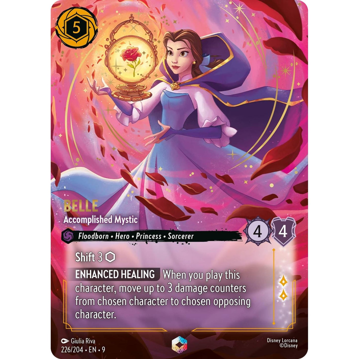 Belle - Accomplished Mystic (Enchanted) (226/204) [Fabled] Holofoil
