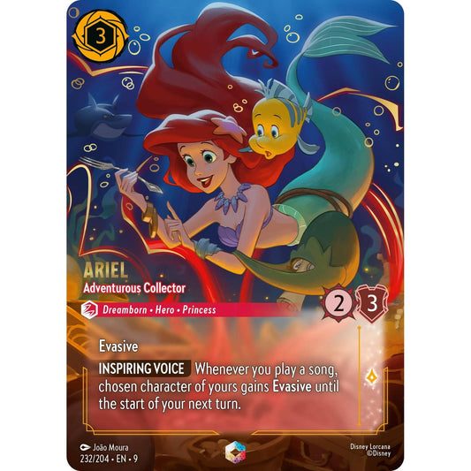 Ariel - Adventurous Collector (Enchanted) (232/204) [Fabled] Holofoil