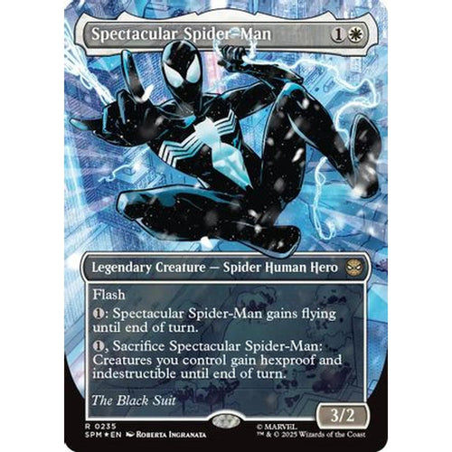Spectacular Spider-Man (0235) (Borderless) (Textured Foil) [Marvel's Spider-Man] Foil