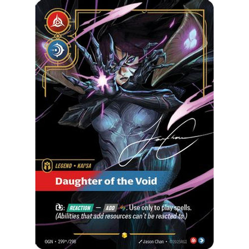 Kai'Sa - Daughter of the Void (Signature) (299*/298) [Origins] Foil