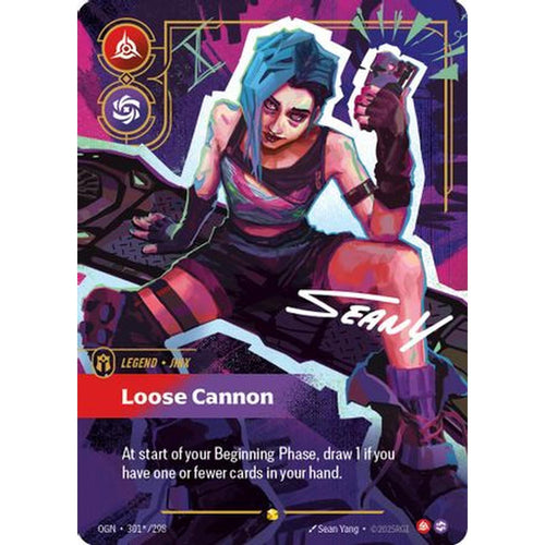 Jinx - Loose Cannon (Signature) (301*/298) [Origins] Foil