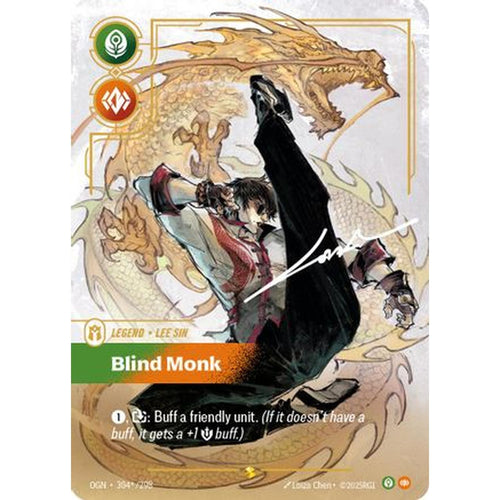 Lee Sin - Blind Monk (Signature) (304*/298) [Origins] Foil
