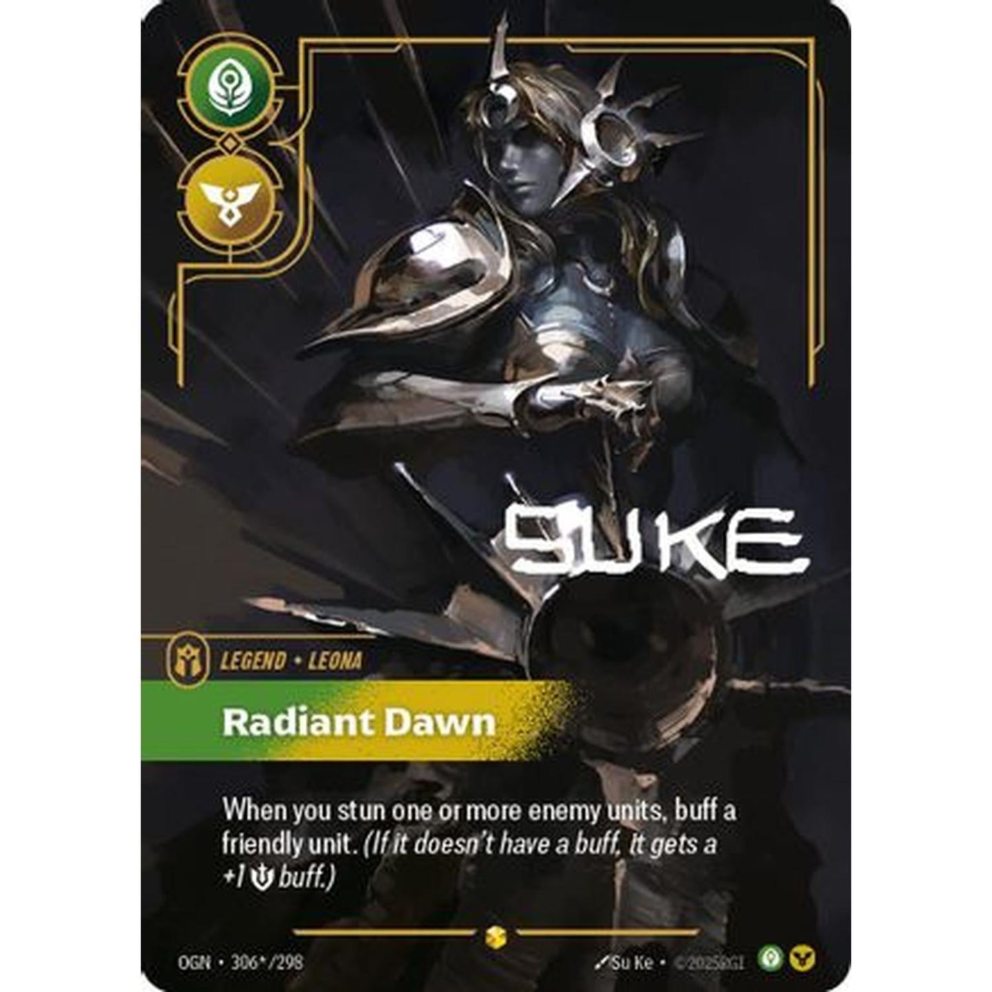 Leona - Radiant Dawn (Signature) (306*/298) [Origins] Foil