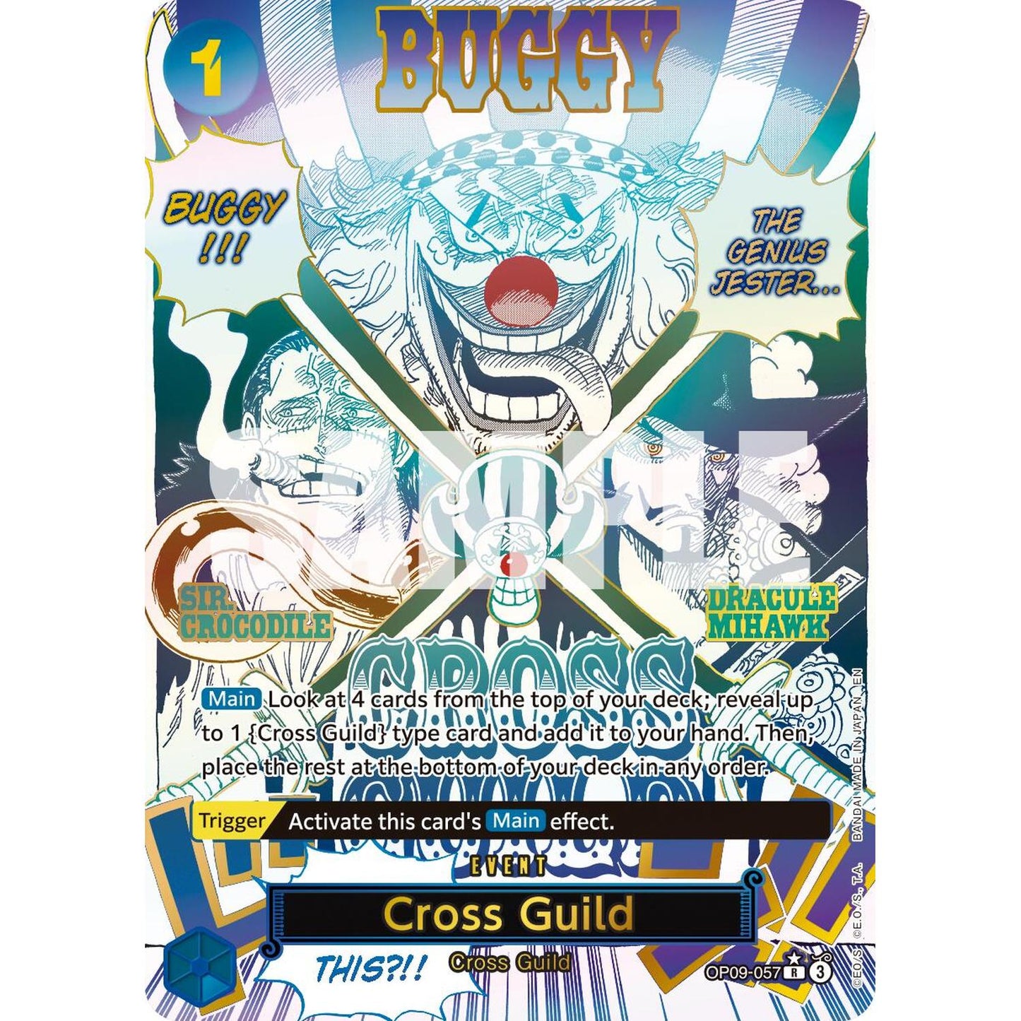 Cross Guild (Alternate Art) (OP09-057) [Premium Booster -The Best- Vol. 2]  Foil