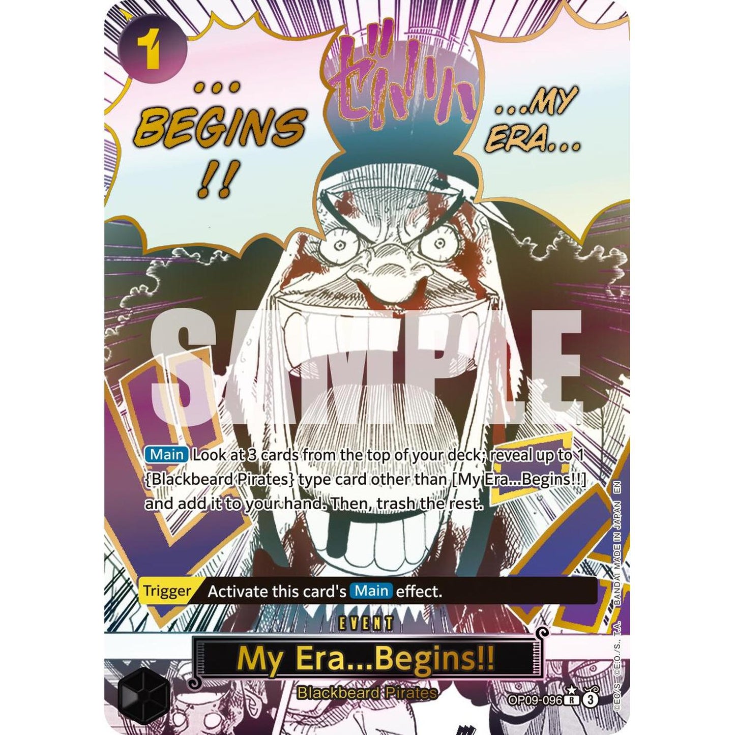My Era...Begins!! (Alternate Art) (OP09-096) [Premium Booster -The Best- Vol. 2]  Foil