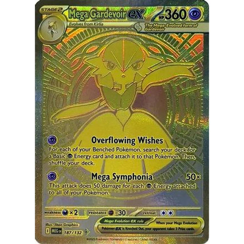 Mega Gardevoir ex 187/132 [ME01 Mega Evolution]  - Holofoil