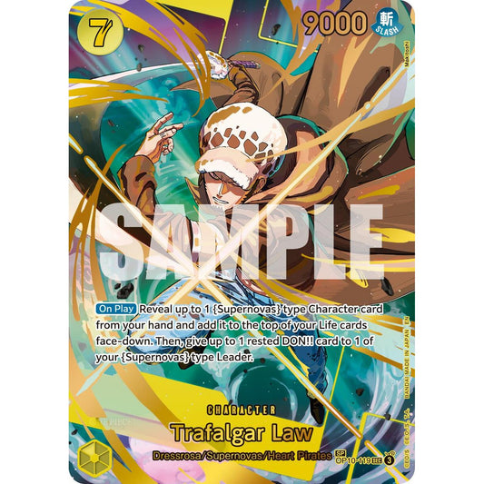 Trafalgar Law - OP10-119 (SP) (OP10-119) [Premium Booster -The Best- Vol. 2]  Foil