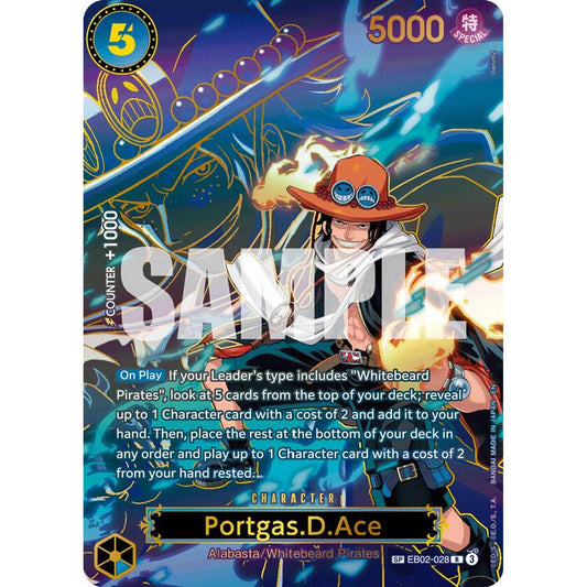 Portgas.D.Ace - EB02-028 (SP) (EB02-028) [Carrying On His Will]  Foil