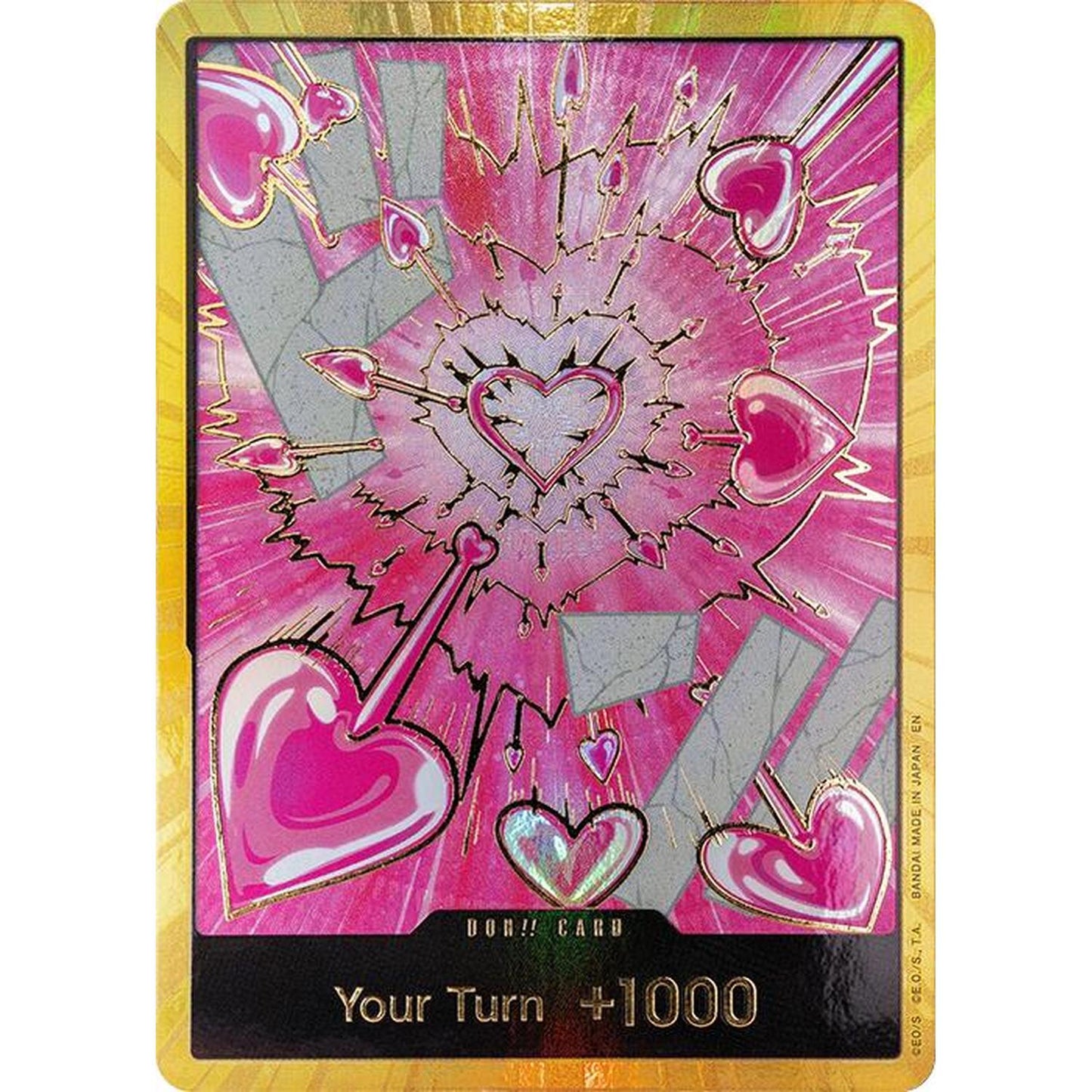 DON!! Card (Boa Hancock) (Gold) [Premium Booster -The Best- Vol. 2]  Foil