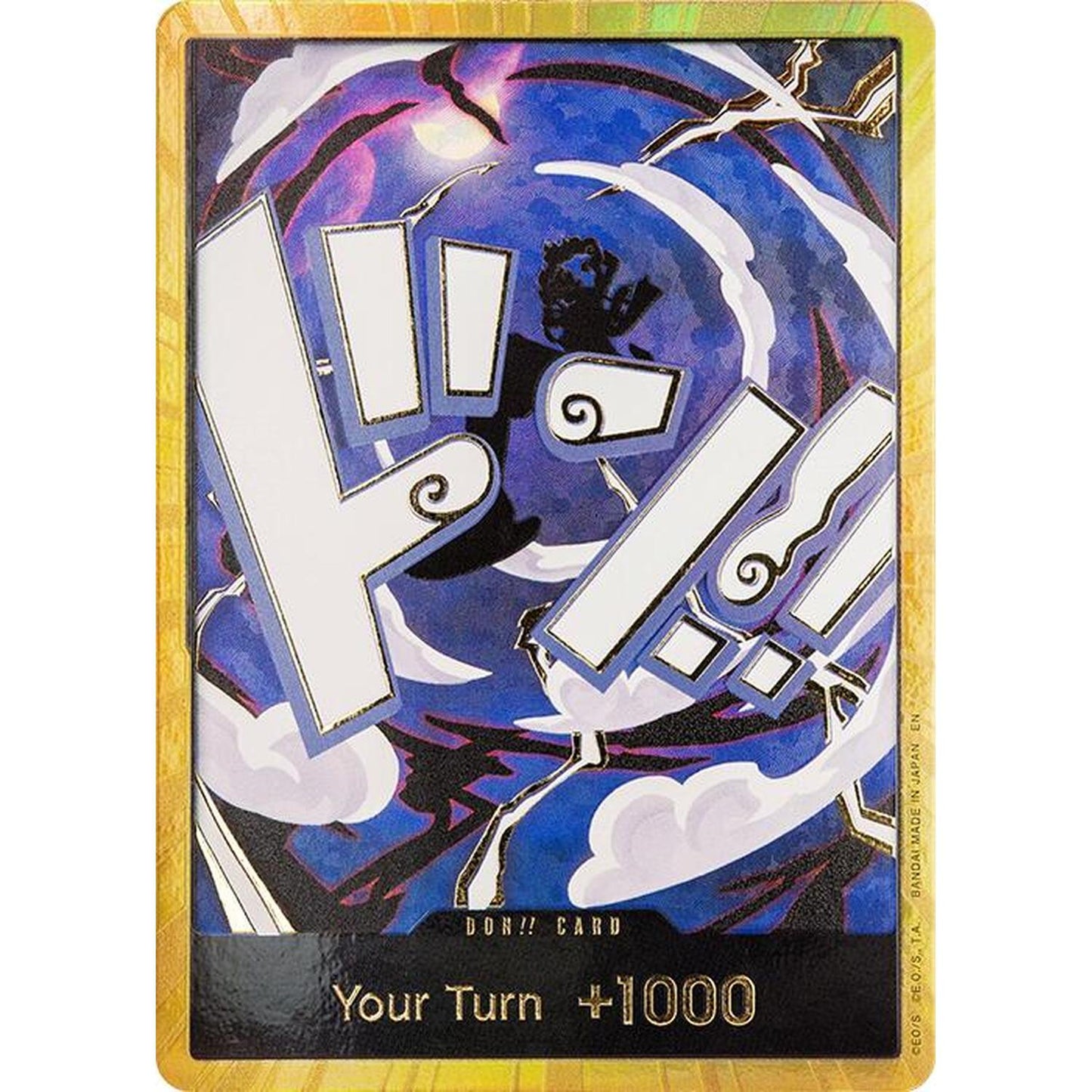 DON!! Card (GEAR5 Luffy) (Gold) [Premium Booster -The Best- Vol. 2]  Foil