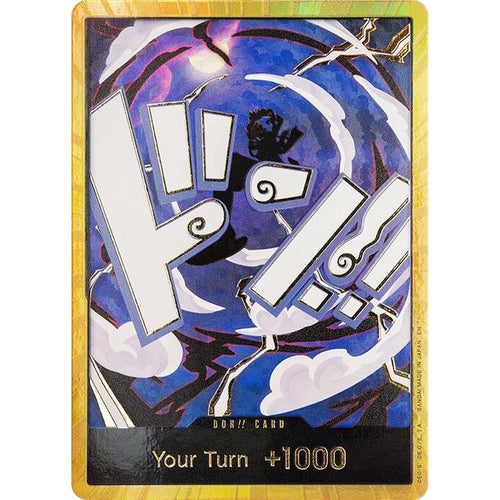DON!! Card (GEAR5 Luffy) (Gold) [Premium Booster -The Best- Vol. 2]  Foil