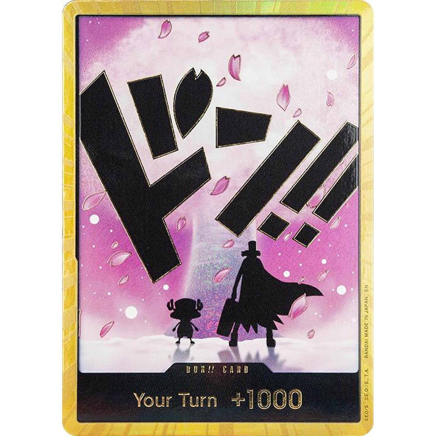 DON!! Card (Chopper) (Gold) [Premium Booster -The Best- Vol. 2]  Foil