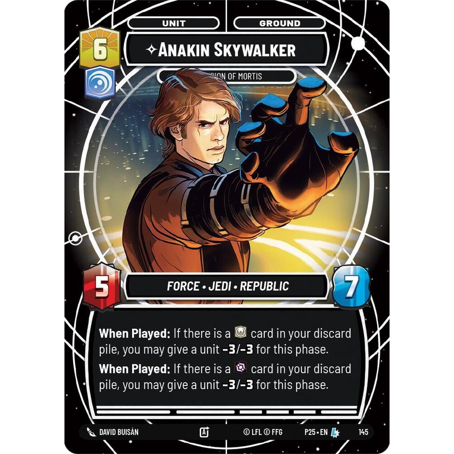 Anakin Skywalker - Champion of Mortis (145) (145) [Sector and Regional Promos: Season 1]