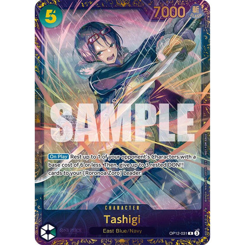 Tashigi (Treasure Cup 2025) (OP12-031) [One Piece Promotion Cards]  Foil