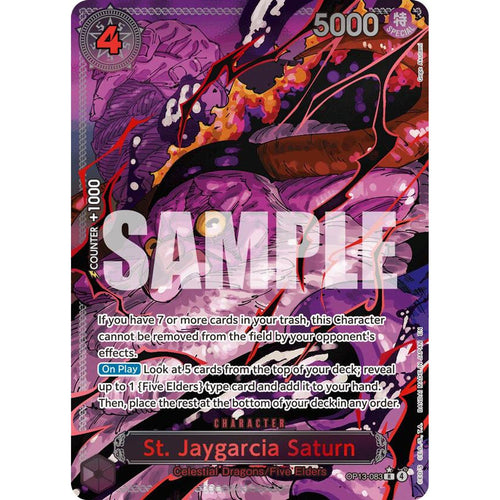 St. Jaygarcia Saturn (Parallel) (OP13-083) [Carrying On His Will]  Foil