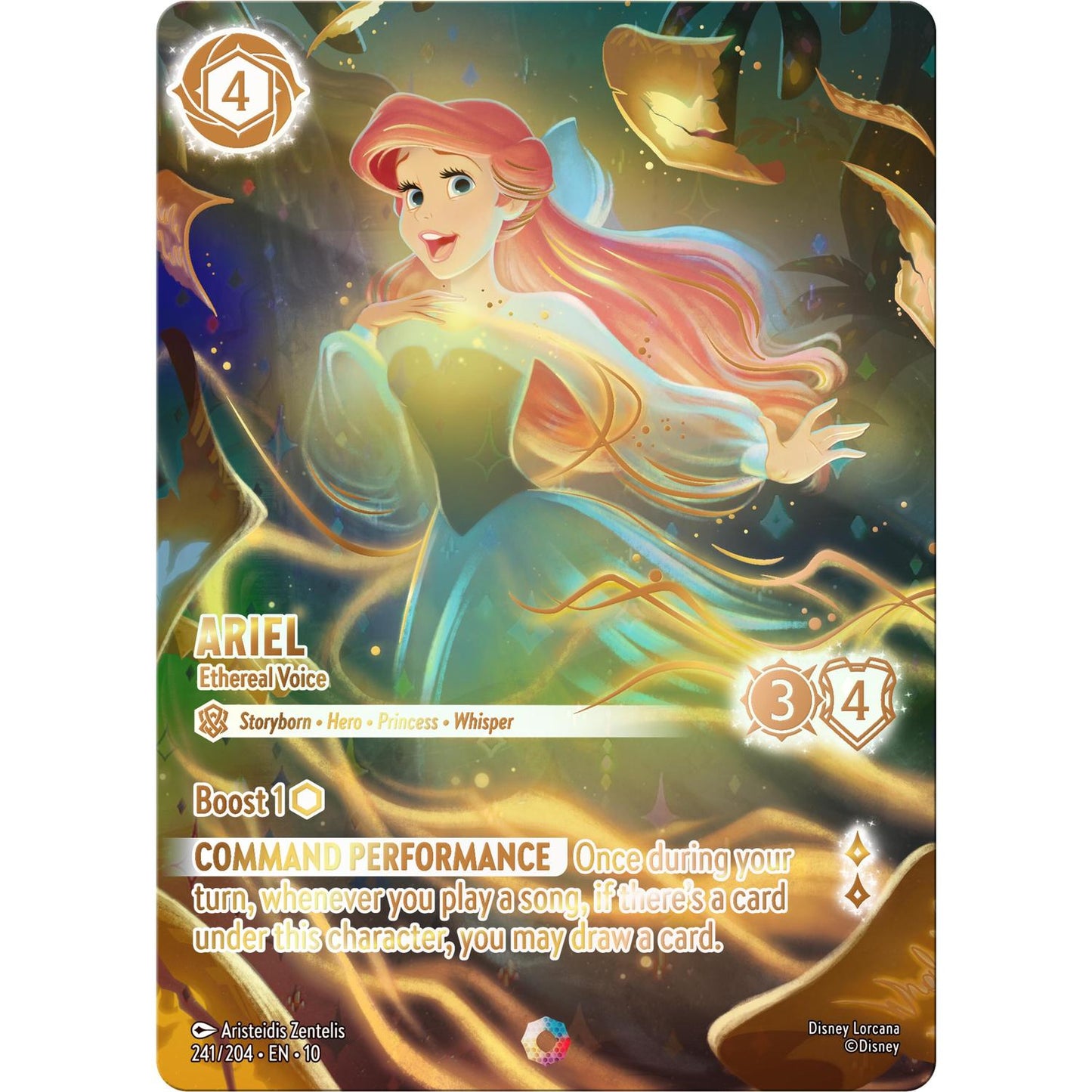 Ariel - Ethereal Voice (Iconic) (241/204) [Whispers in the Well] Holofoil