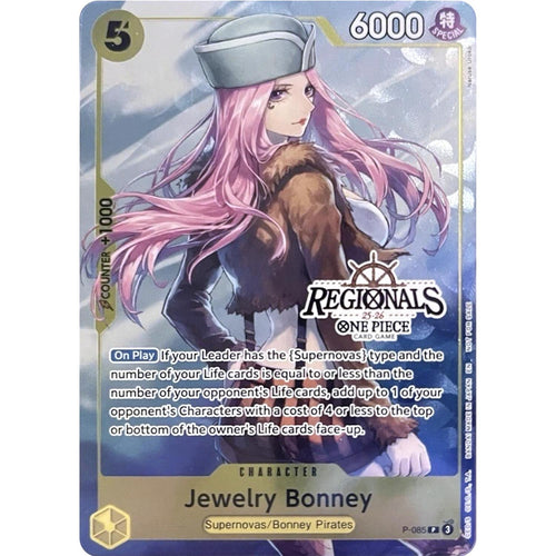 Jewelry Bonney (CS 25-26 Regionals Textured Chase Promo) (P-085) [One Piece Promotion Cards]  Foil