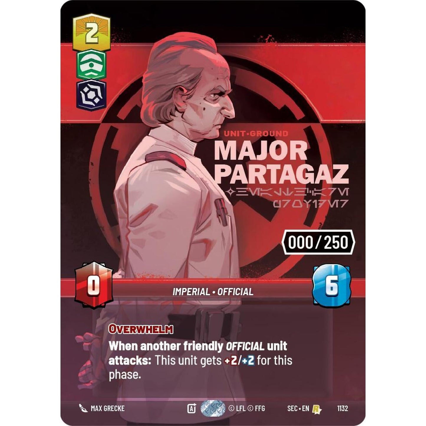 Major Partagaz - Healthcare Provider (Serialized) (1132) (1132) [Secrets of Power]