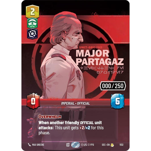 Major Partagaz - Healthcare Provider (Serialized) (1132) (1132) [Secrets of Power]