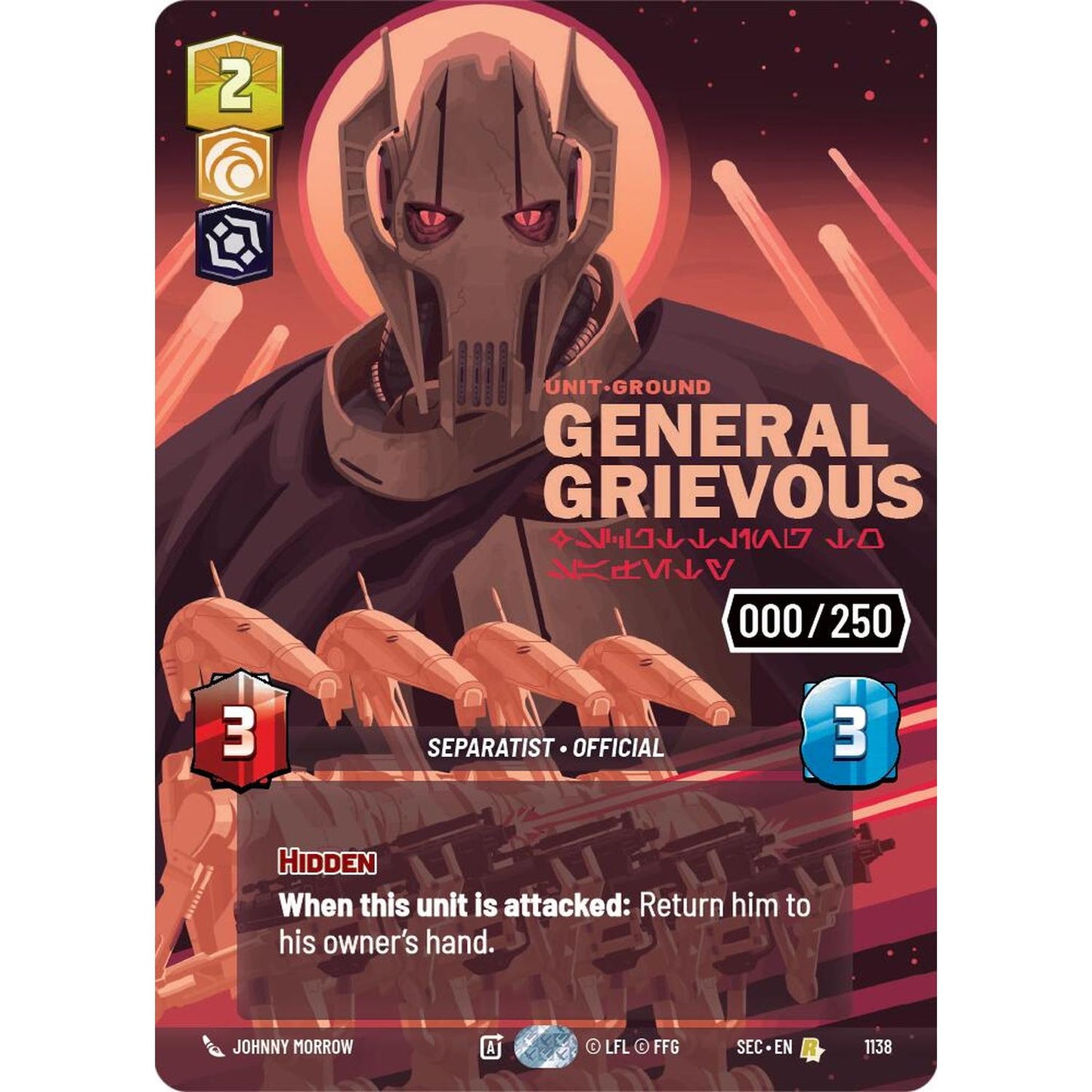 General Grievous - Scuttling to Safety (Serialized) (1138) (1138) [Secrets of Power]