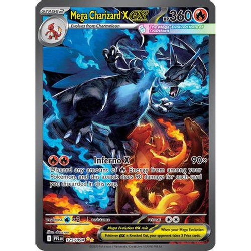 Mega Charizard X ex 125/094 [ME02 Phantasmal Flames]  - Holofoil