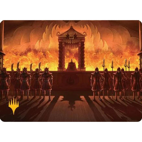 Fire Lord Ozai Art Card (Gold-Stamped Planeswalker Symbol) [Art Series: Avatar: The Last Airbender]