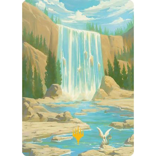 Island Art Card (Gold-Stamped Signature) [Art Series: Avatar: The Last Airbender]