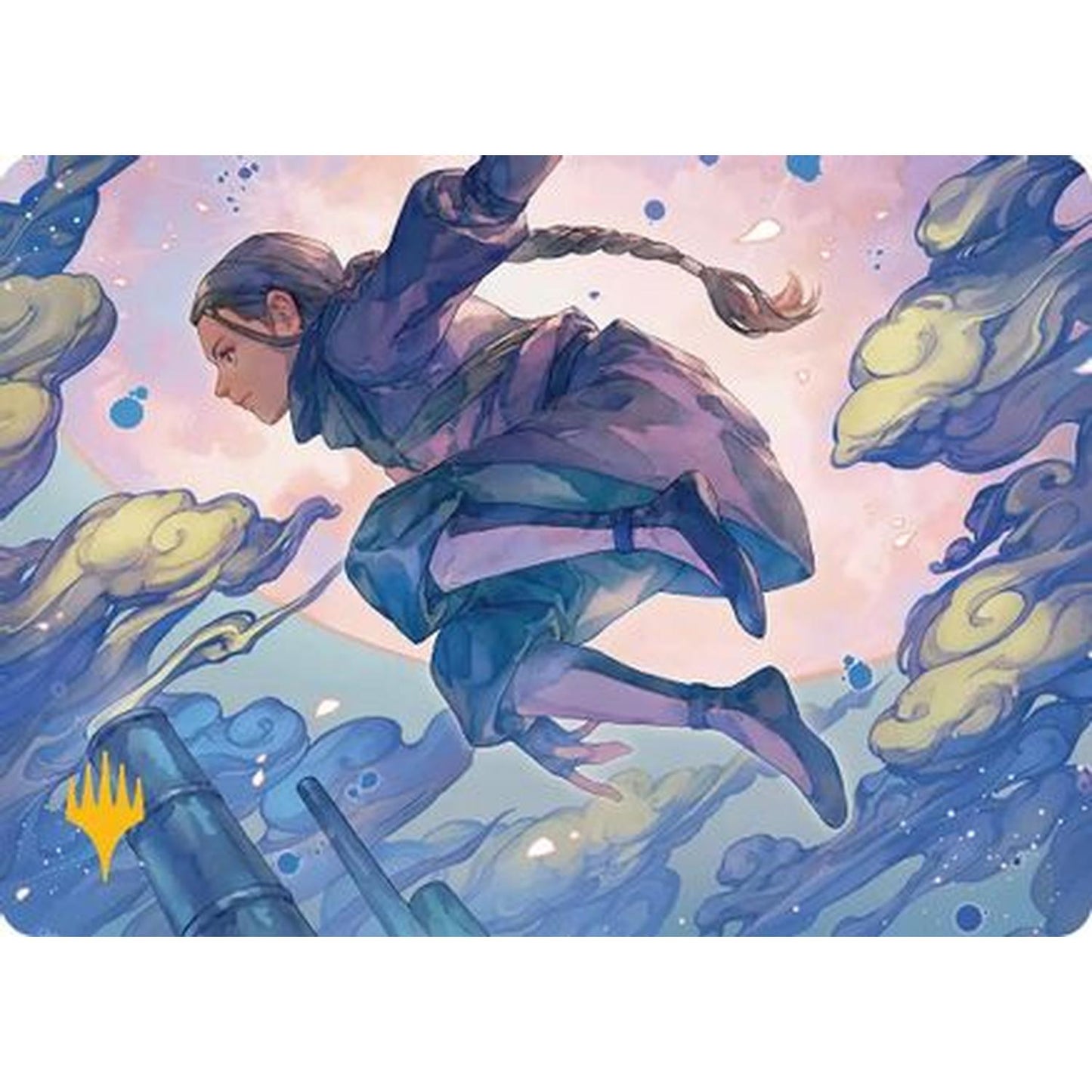 Katara, Seeking Revenge Art Card (Gold-Stamped Planeswalker Symbol) [Art Series: Avatar: The Last Airbender]