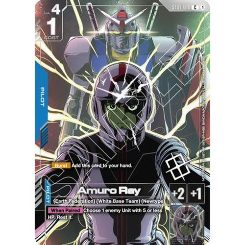 Amuro Ray (Regional Championship) (ST01-010) [Gundam Promotional Cards] Holofoil