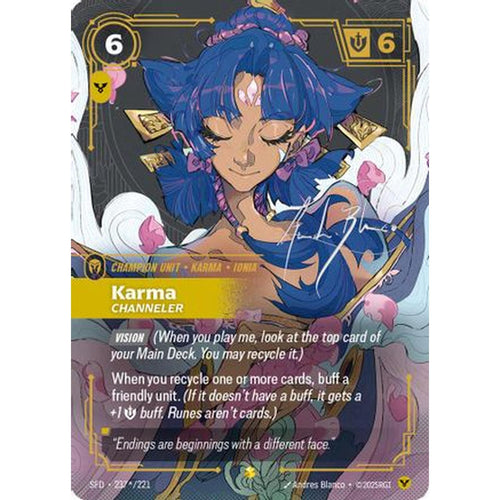 Karma - Channeler (Signature) (237*/221) [Spiritforged] Foil