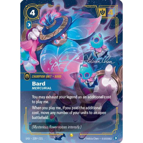 Bard - Mercurial (Signature) (228*/221) [Spiritforged] Foil