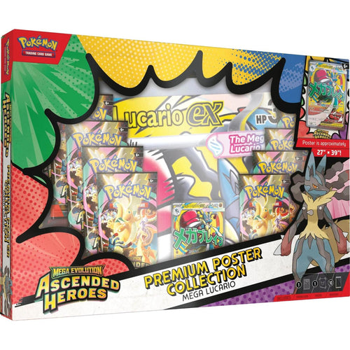 Mega Evolution: Ascended Heroes - Premium Poster Collection (Mega Lucario)