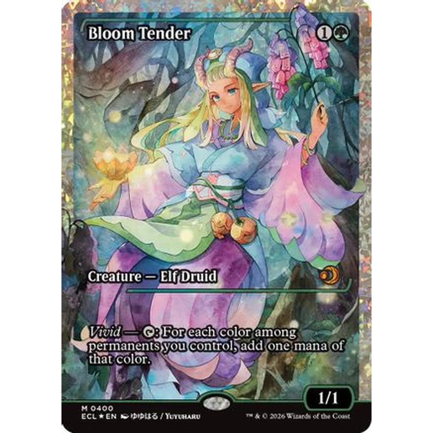 Bloom Tender (0400) (Showcase) (Fracture Foil) [Lorwyn Eclipsed] Foil