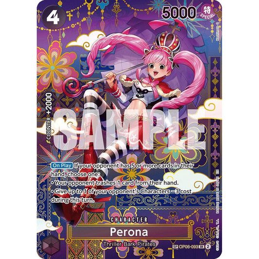 Perona - OP06-093 (SP) (OP06-093) [The Azure Sea's Seven]  Foil