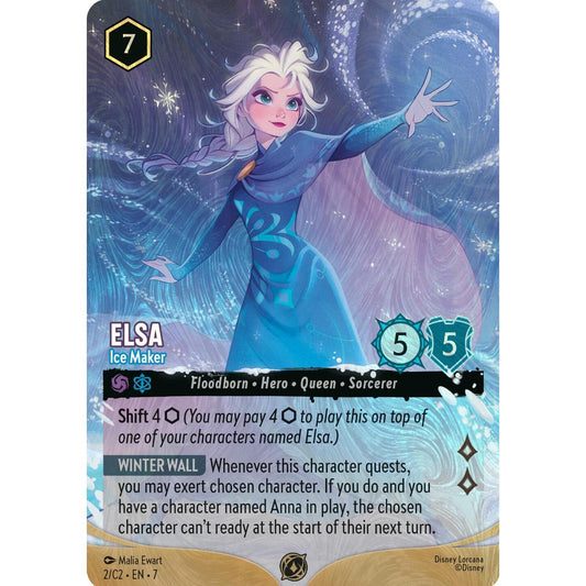 Elsa - Ice Maker (Foil) (2) [Disney Lorcana Promo Cards] Holofoil