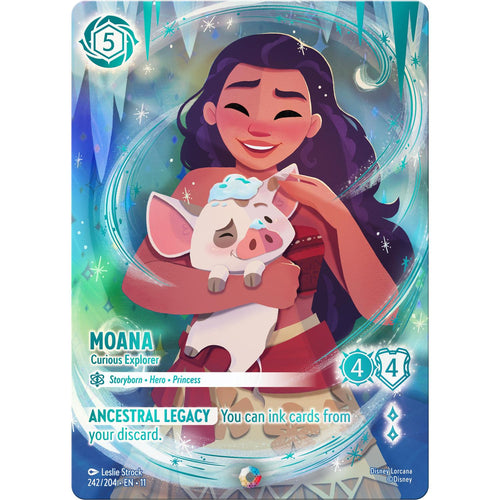 Moana - Curious Explorer (Iconic) (242/204) [Winterspell] Holofoil