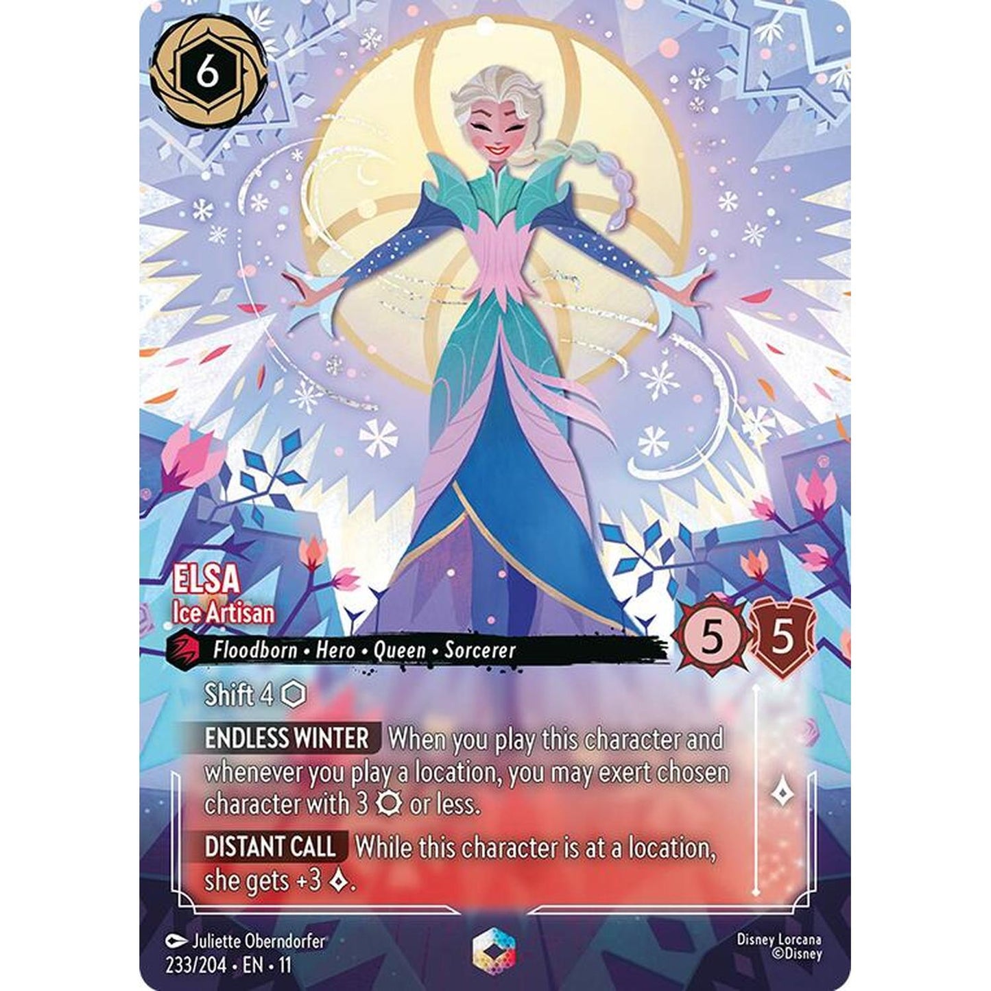 Elsa - Ice Artisan (Enchanted) (233/204) [Winterspell] Holofoil