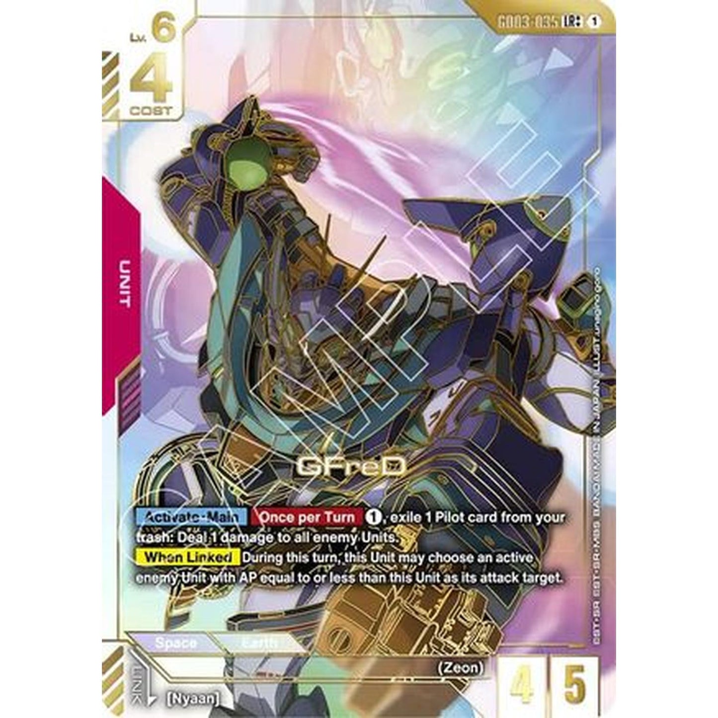GFreD (LR++) (GD03-035) [Steel Requiem] Holofoil
