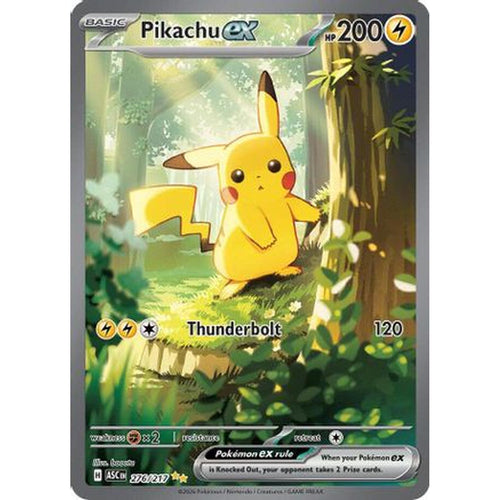 Pikachu ex 276/217 [ME Ascended Heroes]  - Holofoil