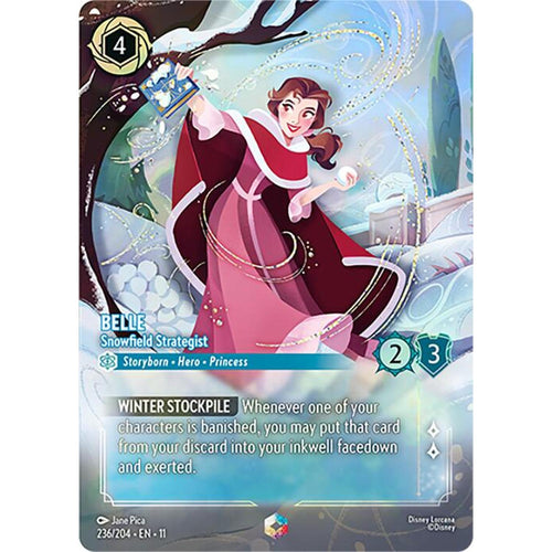 Belle - Snowfield Strategist (Enchanted) (236/204) [Winterspell] Holofoil