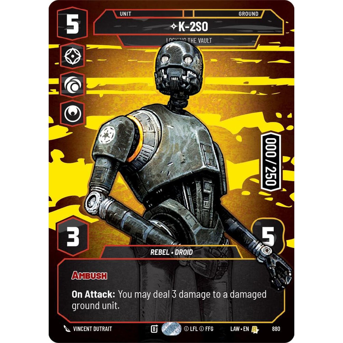 K-2S0 - Locking the Vault (Serialized) (880) (880) [A Lawless Time]