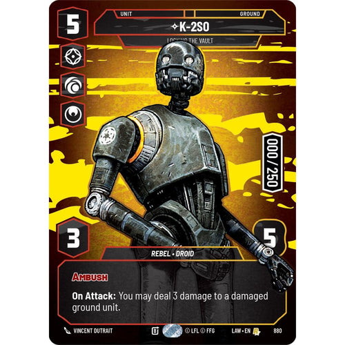 K-2S0 - Locking the Vault (Serialized) (880) (880) [A Lawless Time]