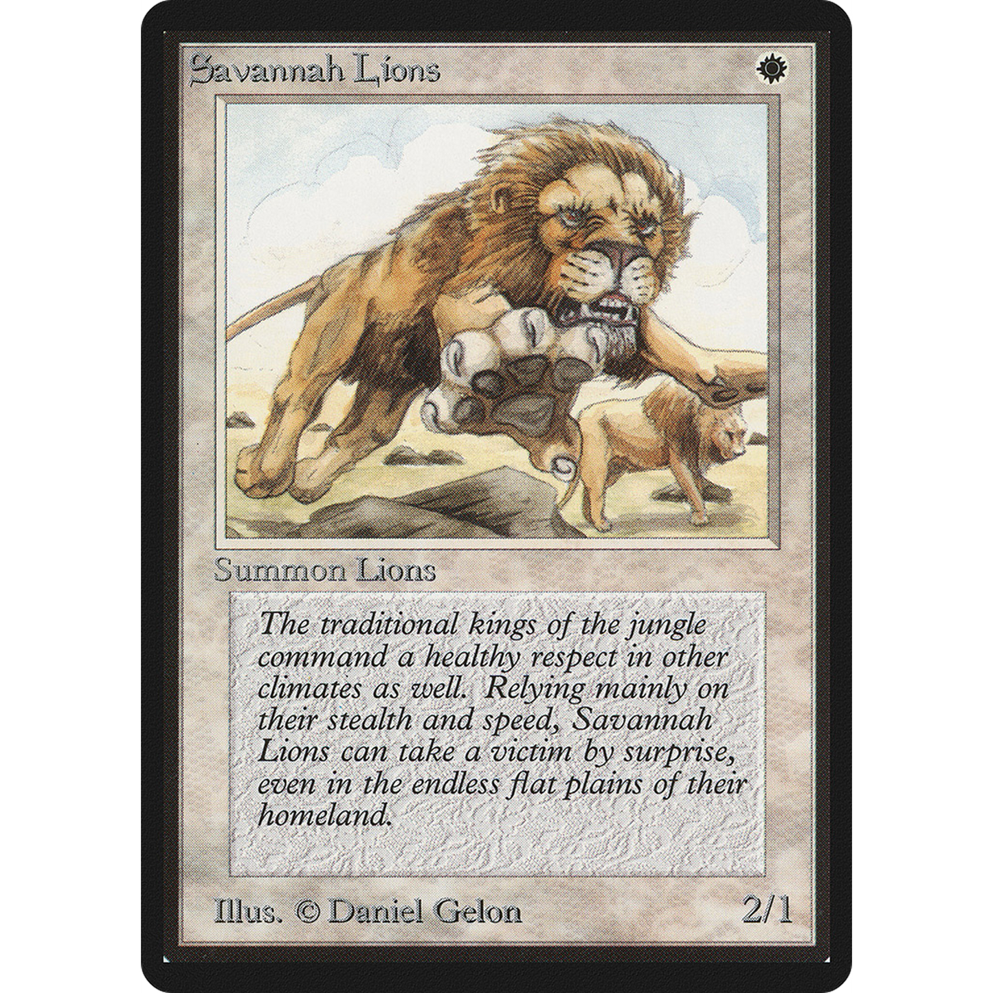 Savannah Lions [Limited Edition Beta]