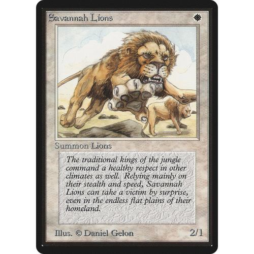 Savannah Lions [Limited Edition Beta]