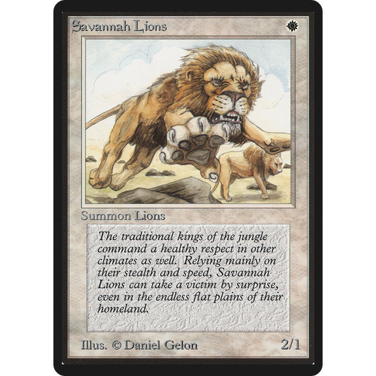 Savannah Lions [Limited Edition Beta]