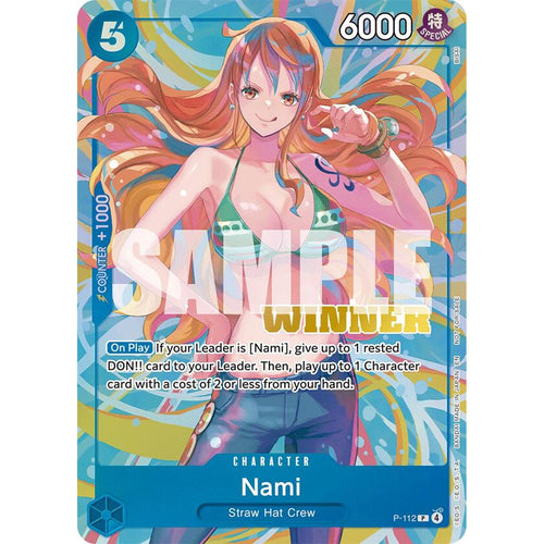 Nami (Heroines Battle Winner Pack) (P-112) [One Piece Promotion Cards]  Foil