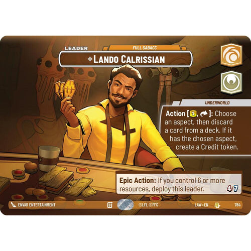 Lando Calrissian - Full Sabacc (Showcase) (784) (784) [A Lawless Time]